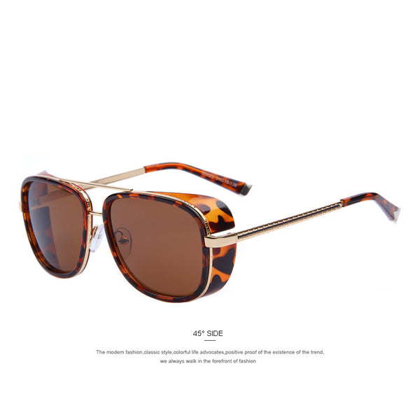 Oversized Vintage Mirror Sunglasses