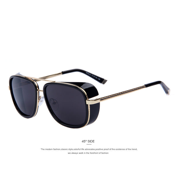 Oversized Vintage Mirror Sunglasses