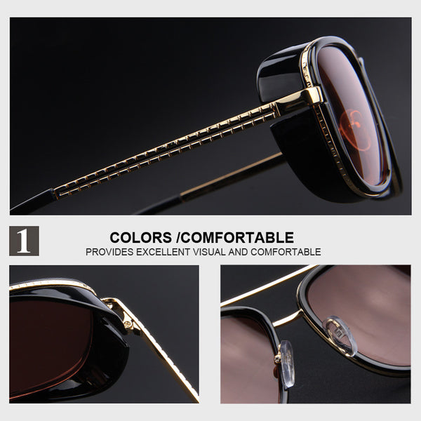 Oversized Vintage Mirror Sunglasses