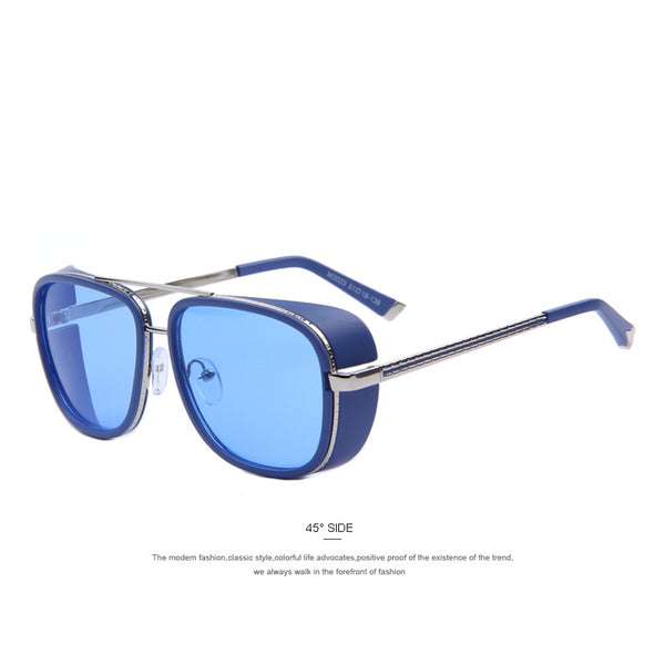 Oversized Vintage Mirror Sunglasses