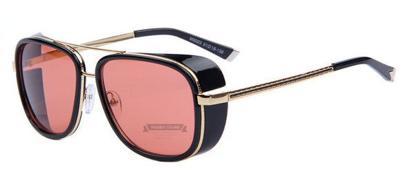 Oversized Vintage Mirror Sunglasses