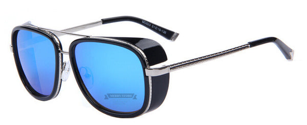 Oversized Vintage Mirror Sunglasses