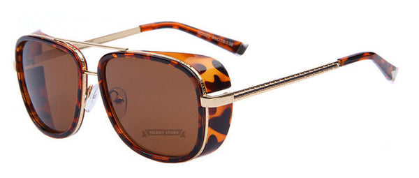Oversized Vintage Mirror Sunglasses